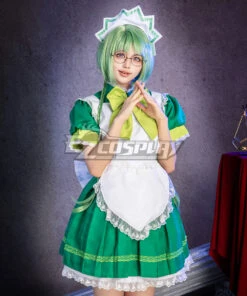 Tokyo Mew Mew Retasu Midorikawa Maid Cosplay Costume -EZCOSPLAY SHOP tokyo mew mew retasu midorikawa maid cosplay costume 05