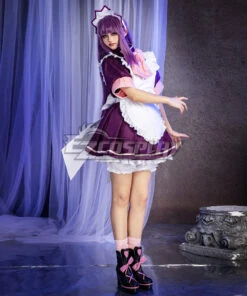 Tokyo Mew Mew Zakuro Fujiwara Maid Cosplay Costume -EZCOSPLAY SHOP tokyo mew mew zakuro fujiwara maid cosplay costume 02