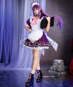 Tokyo Mew Mew Zakuro Fujiwara Maid Cosplay Costume -EZCOSPLAY SHOP tokyo mew mew zakuro fujiwara maid cosplay costume 03