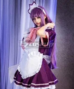 Tokyo Mew Mew Zakuro Fujiwara Maid Cosplay Costume -EZCOSPLAY SHOP tokyo mew mew zakuro fujiwara maid cosplay costume 05