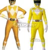 Kids Power Rangers Trini Kwan Yellow Ranger Zentai Jumpsuit Cosplay Costume -EZCOSPLAY SHOP trini kwan yellow ranger zentai jumpsuit cosplay costume 1