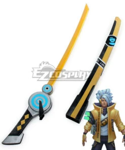 League Of Legends LOL True Damage Yasuo Prestige Edition Sword Cosplay Weapon Prop