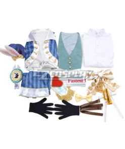 Disney Twisted Wonderland Queendom Of Roses Deuce Rabbit Wear Cosplay Costume -EZCOSPLAY SHOP twisted wonderland queendom of roses deuce rabbit wear cosplay costume 16