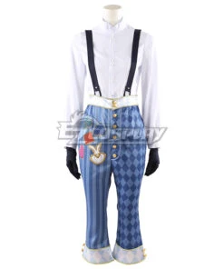 Disney Twisted Wonderland Queendom Of Roses Deuce Rabbit Wear Cosplay Costume -EZCOSPLAY SHOP twisted wonderland queendom of roses deuce rabbit wear cosplay costume 7