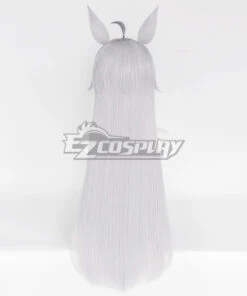 Uma Musume: Pretty Derby Oguri Cap Silver Cosplay Wig -EZCOSPLAY SHOP uma musume pretty derby oguri cap silver 4