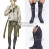 Violet Evergarden Benedict Blue Black Shoes Cosplay Boots -EZCOSPLAY SHOP violet evergarden benedict blue black shoes cosplay boots