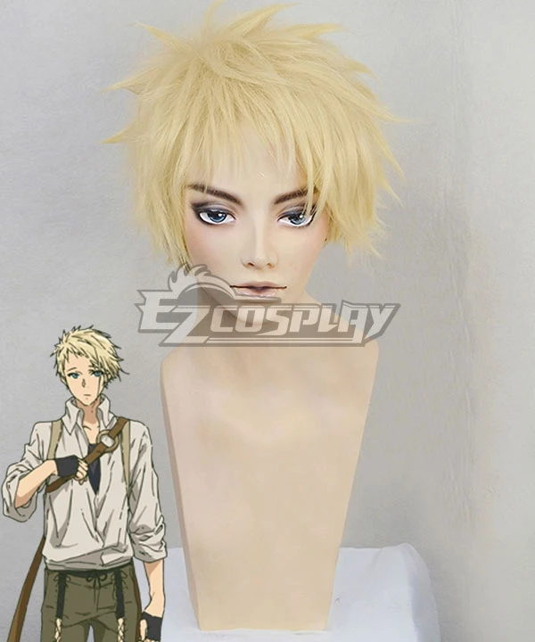 Violet Evergarden Benedict Blue Golden Cosplay Wig 1 Violet Evergarden Benedict Blue Golden Cosplay Wig