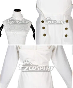 Violet Evergarden Violet Evergarden White Formal Cosplay Costume -EZCOSPLAY SHOP violet evergarden violet evergarden white formal cosplay costume 6