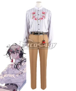 Virtual YouTuber Nijisanji Luxiem Vox Cherry Blossoms In Full Bloom Cosplay Costume