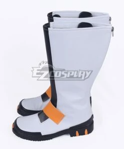Voltron: Legendary Defender Hunk Garrett Gray Shoes Cosplay Boots -EZCOSPLAY SHOP voltron legendary defender hunk black white orange cosplay boots 4