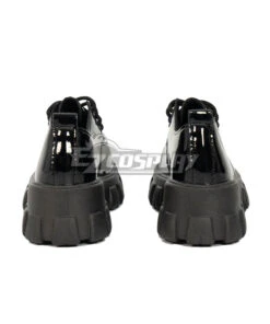 Wednesday Wednesday Black Cosplay Shoes -EZCOSPLAY SHOP wednesday the addams family 2022 tv series wednesday black cosplay shoes 3