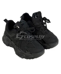 Wednesday Wednesday Cat Suit Black Cosplay Shoes -EZCOSPLAY SHOP wednesday the addams family 2022 tv series wednesday cat suit black cosplay shoes 3