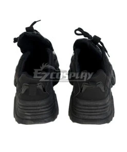 Wednesday Wednesday Cat Suit Black Cosplay Shoes -EZCOSPLAY SHOP wednesday the addams family 2022 tv series wednesday cat suit black cosplay shoes 4