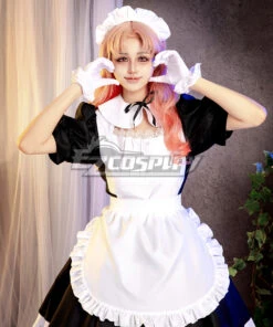 White & Black Maid Dress Cosplay Costume - EMDS052Y -EZCOSPLAY SHOP white black maid dress cosplay costume emds052y 05