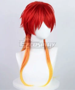 Wind Breaker Chika Takiishi Red Yellow Cosplay Wig -EZCOSPLAY SHOP wind breaker chika takiishi red yellow cosplay wig 4