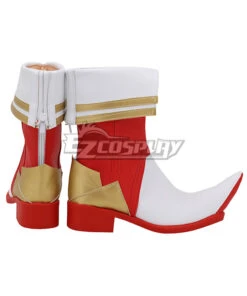 Xenoblade Chronicles 2 Nia White Shoes Cosplay Boots -EZCOSPLAY SHOP xenoblade chronicles 2 nia white shoes cosplay boots 3
