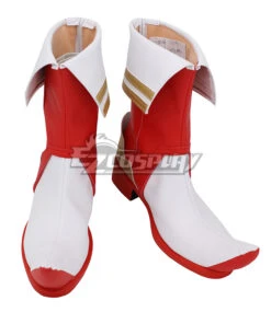 Xenoblade Chronicles 2 Nia White Shoes Cosplay Boots -EZCOSPLAY SHOP xenoblade chronicles 2 nia white shoes cosplay boots 5