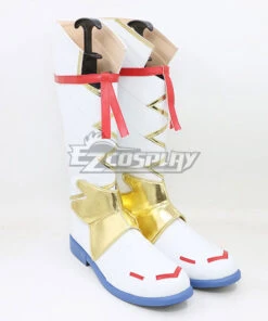 Xenoblade Chronicles 3 Mio White Boots Cosplay Shoes -EZCOSPLAY SHOP xenoblade chronicles 3 mio white boots cosplay shoes 3