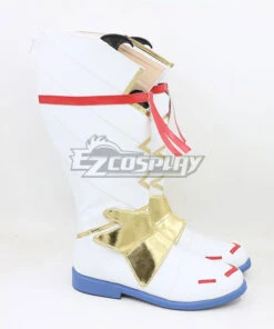 Xenoblade Chronicles 3 Mio White Boots Cosplay Shoes -EZCOSPLAY SHOP xenoblade chronicles 3 mio white boots cosplay shoes 4