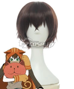 Your Turn To Die Gin Ibushi Brown Cosplay Wig