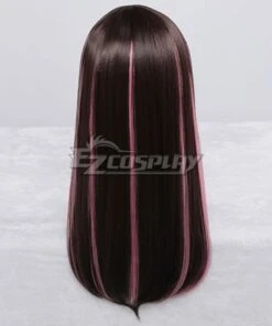 YouTuber Kizuna AI A.I.Channel A.I.Games Brown Pink Long Cosplay Wig -EZCOSPLAY SHOP youtuber kizuna ai a.i.channel a.i.games brown pink long cosplay wig 4