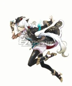 Ys IX: Monstrum Nox White Cat Cosplay Costume