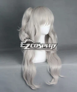 Charlotte Nao Tomori Grey White Cosplay Wig - 384C -EZCOSPLAY SHOP zbw0607 2 1