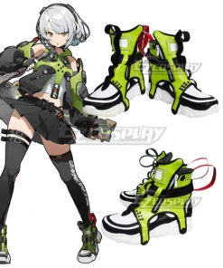 Zenless Zone Zero Gentle House Anby Demara Black Cosplay Shoes