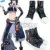 Zenless Zone Zero Grace Howard Black Cosplay Shoes -EZCOSPLAY SHOP zenless zone zero grace howard black cosplay shoes 1