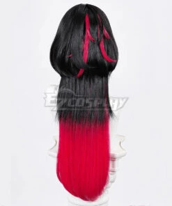 Zenless Zone Zero Jane Doe Black Green Cosplay Wig -EZCOSPLAY SHOP zenless zone zero jane doe black green cosplay wig 5