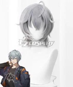 Zenless Zone Zero Random Play Play Wise Silver Cosplay Wig