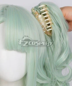 Zenless Zone Zero Virtual YouTuber Green Cosplay Wig -EZCOSPLAY SHOP zenless zone zero virtual youtuber green cosplay wig5