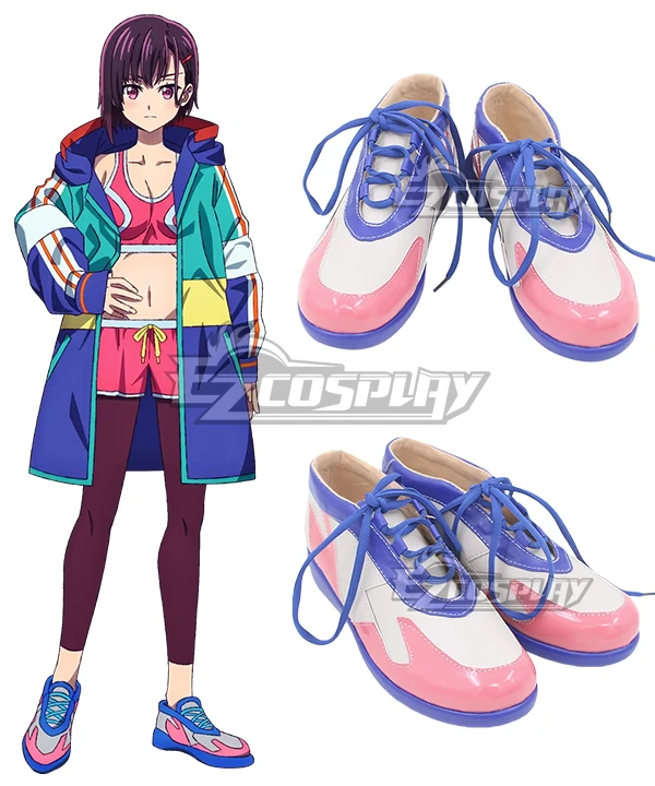 Zom 100: Bucket List Of The Dead Shizuka Mikazuki Purple Cosplay Shoes