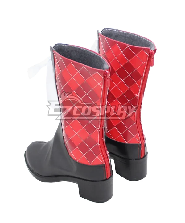 Zombieland Saga Konno Junko Minamoto Sakura Idol Black Red Shoes Cosplay Boots - Image 5