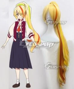 Zombieland Saga Nikaidou Saki Golden Cosplay Wig